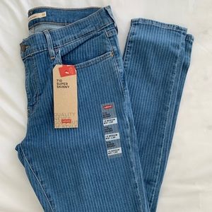 LEVI’S 710 Super Skinny Jeans 31/30 NWT